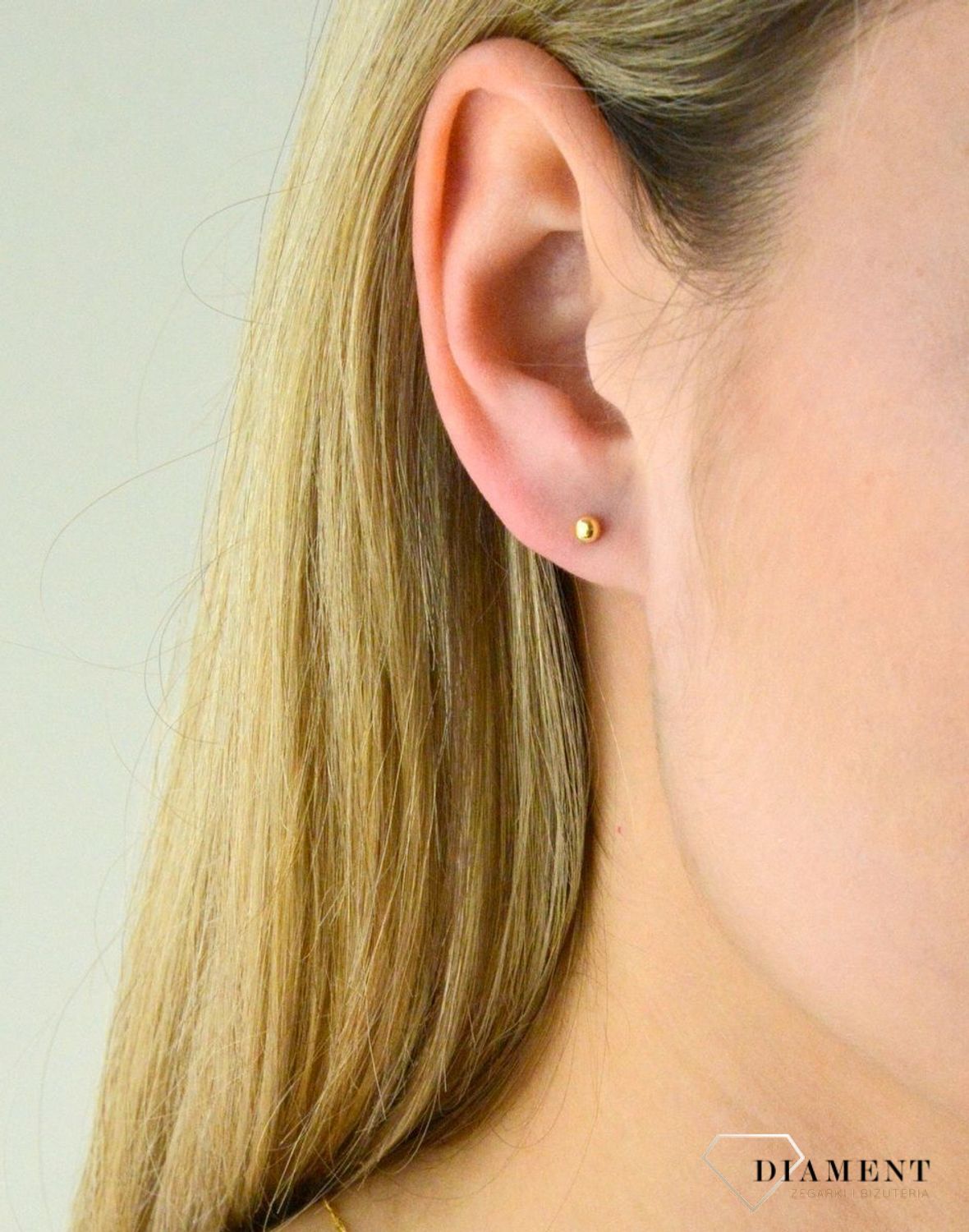 Złote kolczyki kuleczki KL 291G.jpg